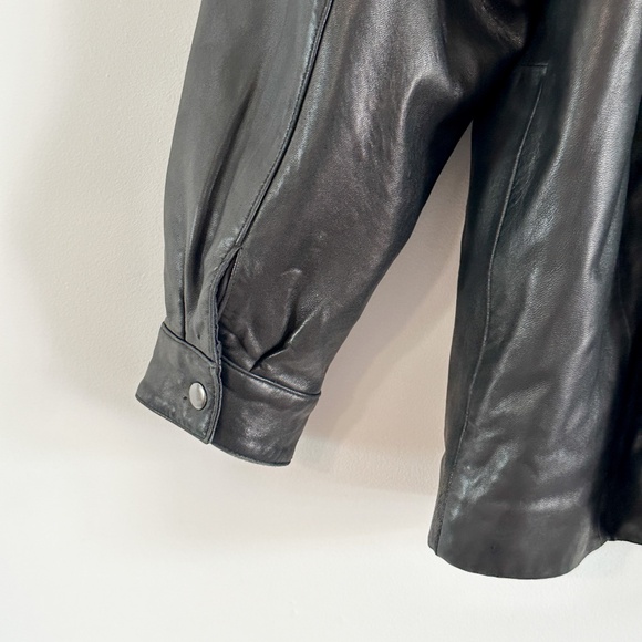 Y2K Kirkland Leather Jacket | Vintage Leather Jacket Size: Large - Picture 6 of 6